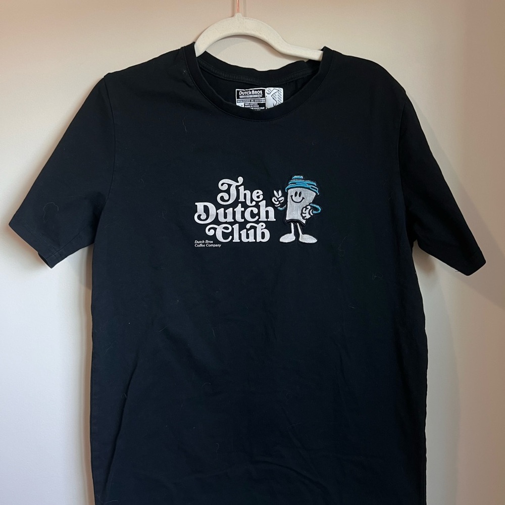 Dutch Bros The Dutch Club Black Graphic Tee